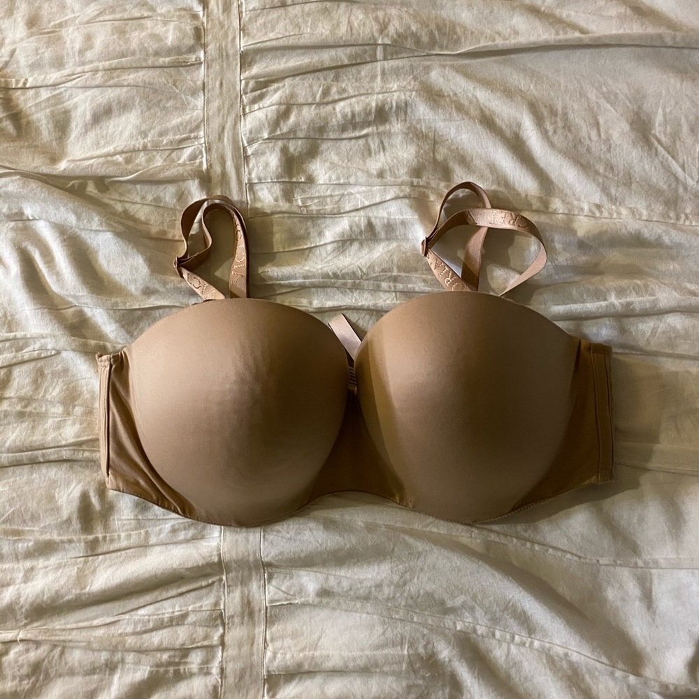 Strapless beige Victoria Secret Bra